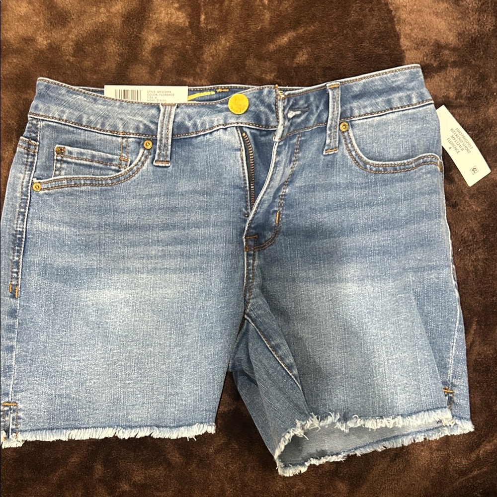 Seven7 Light Blue Denim Weekend Shorts